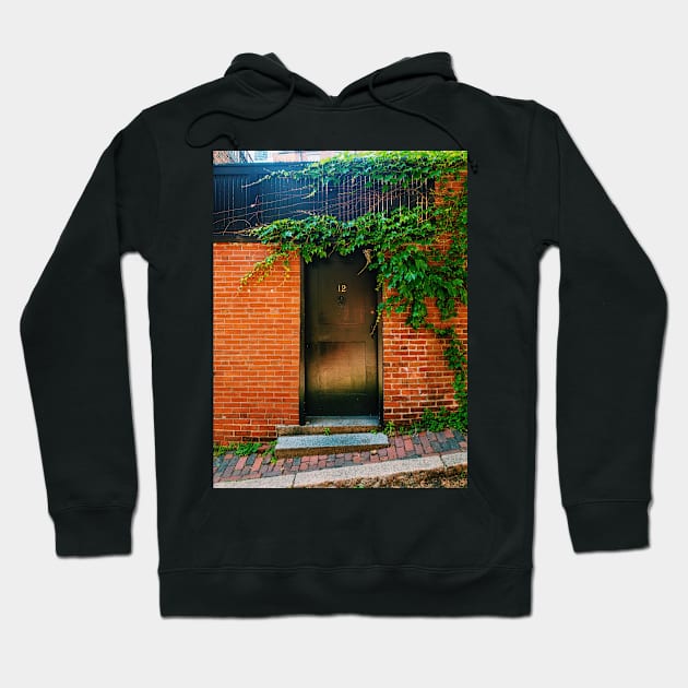 Acorn Street Colonial Boston Façade Hoodie by offdutyplaces